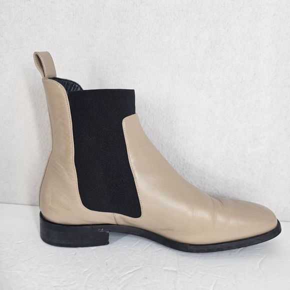 Everlane Italian Leather Chelsea Boots Tan 9.5 - Picture 2 of 12